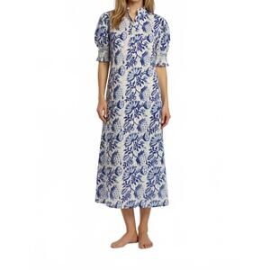 NEW KAI blufton midi dress in blue floral